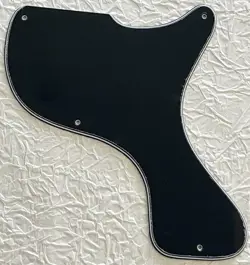 NEW GREAT-FOR GIBSON LES PAUL JUNIOR 1958 GUITAR PICKGUARD SCRATCH 3 PLY BLACK