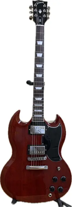 PRE-OWNED GIBSON SG STANDARD T HERITAGE CHERRY 2017 ELECTRIC GUITAR W/ HARD CASE