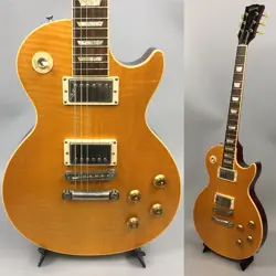 GIBSON LES PAUL STANDARD 50S TRANS AMBER 2005 ELECTRIC GUITAR