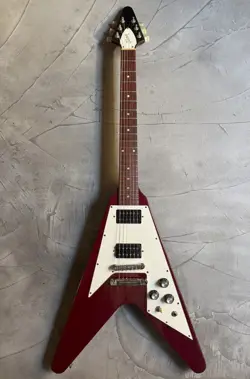 GIBSON 1997 FLYING V CERRY RED ELECTRIC GUITAR