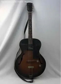 VINTAGE GIBSON BROWN 6 STRING MUSICAL INSTRUMENT RIGHT-HANDED ELECTRIC GUITAR