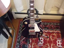GIBSON LES PAUL STANDARD 2023 PLAIN TOP DEEP PURPLE WITH OHSC AND CASE CANDY EXC