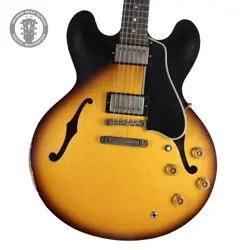 2024 GIBSON CUSTOM SHOP 1958 ES-335 REISSUE TOBACCO BURST MURPHY LAB HEAVY AGED