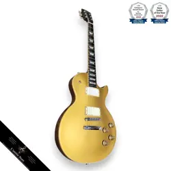 GIBSON LES PAUL STANDARD GOLD TOP 2008 EMG PICKUPS HARD CASE