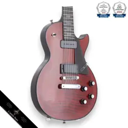 GIBSON DARKFIRE CHERRY ELECTRIC GUITAR  UPGRADED COMPONENTS GOOD CONDITION