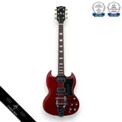 GIBSON SG '61 REISSUE WITH BIGSBY/VIBRAMATE  HERITAGE CHERRY