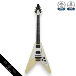 GIBSON FLYING V '67 REISSUE CLASSIC WHITE MAHOGANY BODY ROSEWOOD NECK