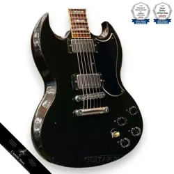 GIBSON 1991 SG STANDARD ELECTRIC GUITAR  EBONY SCALLOPED FINGERBOARD EMG