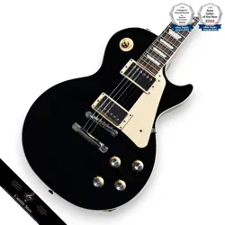 GIBSON LES PAUL STANDARD 60S PLAIN TOP ELECTRIC GUITAR  EBONY FINISH