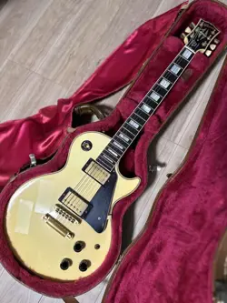 GIBSON LES PAUL ELECTRIC GUITAR IVORY #QY1I8Z