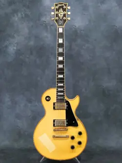 GIBSON 1989 LES PAUL CUSTOM WHITE ELECTRIC GUITAR W/ HARD CASE