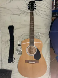 GIBSON MAESTRO MA38NACH1 ACOUSTIC GUITAR 6 STRING GUITAR, CASE, AND EXTRAS