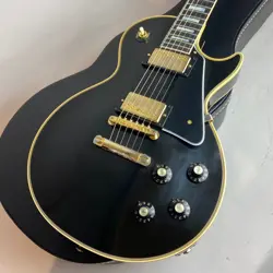 GIBSON CUSTOM SHOP MURPHY LAB 1968 LES PAUL CUSTOM EBONY ULTRA LIGHT AGED EXTREM