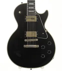 GIBSON USA   LES PAUL CUSTOM EBONY NO.RG1547