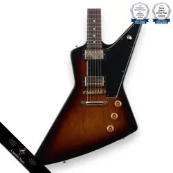 GIBSON 1958 KORINA EXPLORER VINTAGE SUNBURST BLACK PICKGUARD