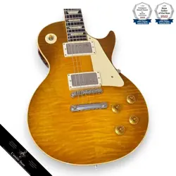 GIBSON 60TH ANNIVERSARY 1959 LES PAUL STANDARD GREEN LEMON BURST