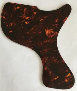 FITS GIBSON LES PAUL JUNIOR 1958 GUITAR PICKGUARD NO HOLES,1 PLY BROWN TORTOISE