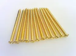 TRUE CUSTOM SHOP® GOLD P-90 SOAP-BAR PICKUP HEIGHT ADJUSTMENT SCREWS FOR GIBSON