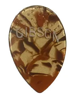 VINTAGE GUITAR PICK-1950S GIBSON TEARDROP-WHEATSTRAW- JOE MACEY