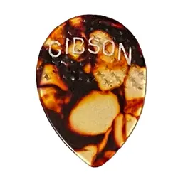 VINTAGE GUITAR PICK-GIBSON-ARCHED LOGO-COKE ON ICE CELLULOID- UNUSED-JOE MACEY’S