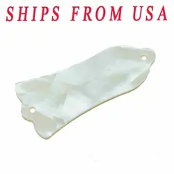 QUALITY WHITE PEARL GUITAR TRUSS ROD COVER 2 HOLE FITS GIBSON LES PAUL