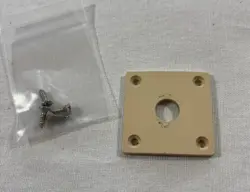 2015 GIBSON LES PAUL STUDIO OUTPUT JACK PLATE CREAM W/ HW