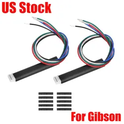 2X FOR GIBSON CONTROL BOARD PCB PICKUP WIRE CONNECTOR PLUG QUICK CONNECT ADAPTER