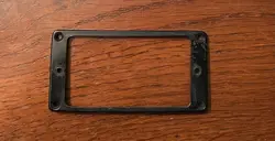VINTAGE GIBSON M8 PLASTIC HUMBUCKER GUITAR PICKUP MOUNTING RING BLACK EXC.COND!