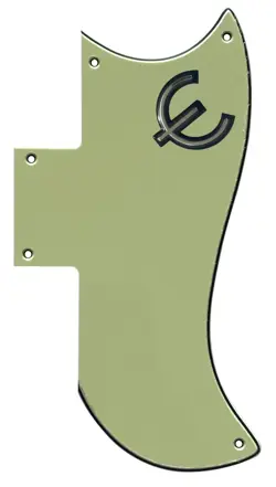 FOR FIT GIBSON SG 61 REISSUE & E LOGO STYLE GUITAR PICKGUARD 3 PLY VINTAGE GREEN