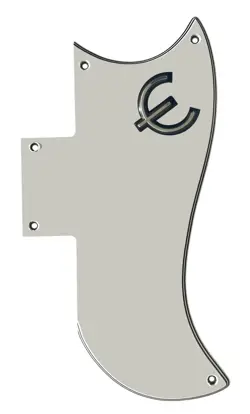 FOR FIT GIBSON SG 61 REISSUE & E LOGO STYLE GUITAR PICKGUARD 5 PLY WHITE