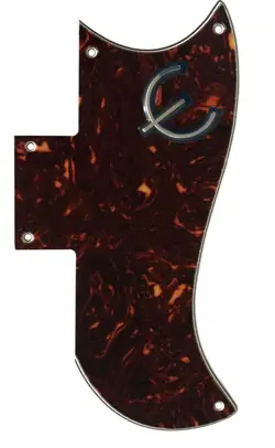 FOR FIT GIBSON SG 61 REISSUE & E LOGO STYLE GUITAR PICKGUARD BROWN TORTOISE