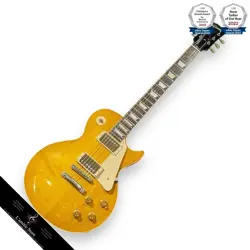 GIBSON 1958 LES PAUL STANDARD REISSUE CUSTOM BUCKER UNPOTTED WITH HARD CASE