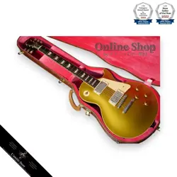 GIBSON 1957 LES PAUL GOLDTOP REISSUE HISTORIC COLLECTION 2021 DOUBLE GUITAR