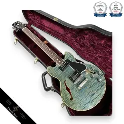 ES339 FIGURED BLUE