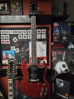 2008 GIBSON SG CLASSIC P90 HERITAGE CHERRY W/ CASE