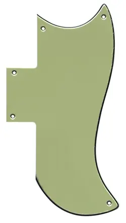 FOR FIT GIBSON SG 61 REISSUE STYLE GUITAR PICKGUARD SCRATCH PLATE VINTAGE GREEN