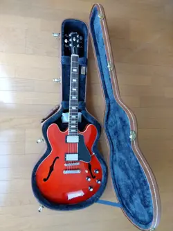 ELECTRIC GUITAR GIBSON MEMPHIS 2016 ES-335 SEMI HOLLOW CHERRY RED WITH CASE