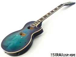GIBSON USA LES PAUL STANDARD 60S BODY + NECK FIGURED TOP 60S BLUEBERRY BURST