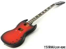 GIBSON USA SG STANDARD '61 BODY +NECK MAHOGANY NITRO AMERICAN CARDINAL RED BURST