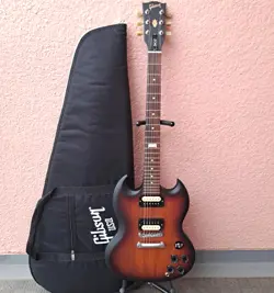 GIBSON SGJ 120TH ANNIVERSARY SG 2014 ELECTRIC GUITAR BROWN VINTAGE RARE JAPAN