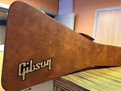 GIBSON FLYING V ORIGINAL HARDSHELL CASE 2025 - BROWN (MADE IN USA)