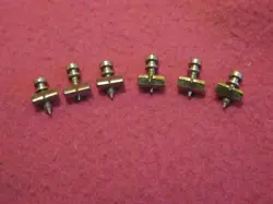 VINTAGE 1959 GIBSON NICKEL SADDLES   SCREWS FOR NICKEL ABR1 LES PAUL BURST PAF