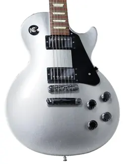 [GIBSON] LES PAUL STUDIO SILVER METALLIC 2012 ELECTRIC GUITAR WITH HARD CASE