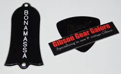 GIBSON LES PAUL JOE BONAMASSA TRUSS ROD COVER BLACK CUSTOM STUDIO GUITAR PARTS