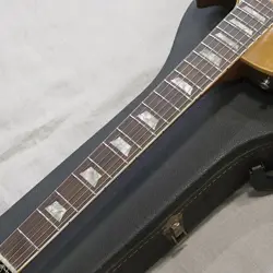 GIBSON LES PAUL DELUXE '69 1 PIECE MAHOGANY BACK GOLD TOP SAFE DELIVERY FROM JAP
