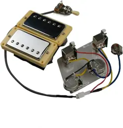 GUITAR HUMBUCKER PICKUPS SET 4C WITH WIRING HARNESS FOR GIBSON EPI GUITAR