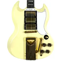 GIBSON 60TH ANNIVERSARY 1961 SG CUSTOM VOS - CLASSIC WHITE