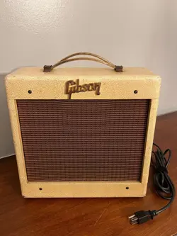 VINTAGE GIBSON GA-5 AMPLIFIER – SERVICED (RECAPPED, NEW CORD, TUBES & SPEAKER)
