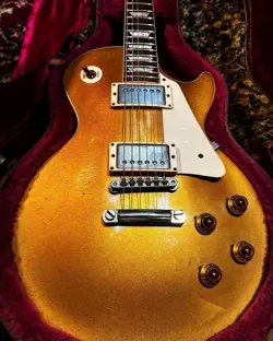 ELECTRIC GUITAR GIBSON CUSTOM SHOP 57' LES PAUL GOLD TOP COLOR MADE IN 1997