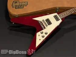 GIBSON FLYING V / CHERRY ELECTRIC GUTIAR [AUTH]